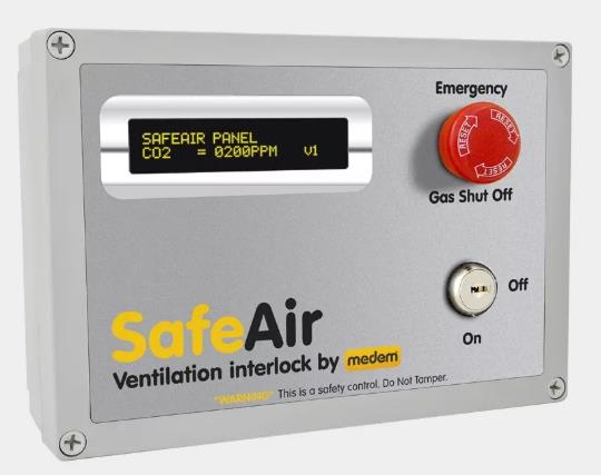 SafeAir GP gas proving c/w sender